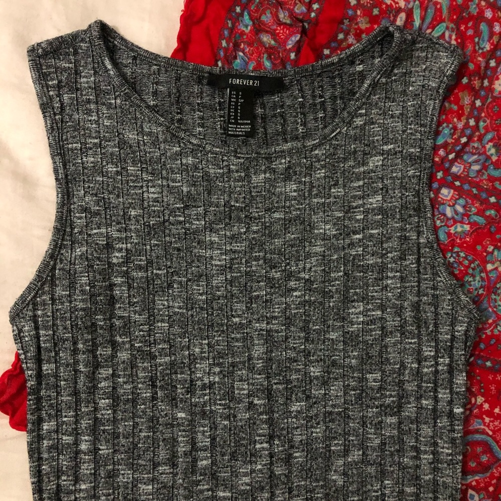 Dark heather body con dress, S